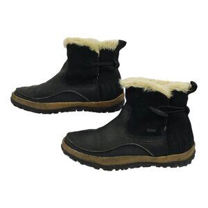 Merrell Tremblant Ankle Boots Women Size 6 Pull On Black Polar Waterproof J45728